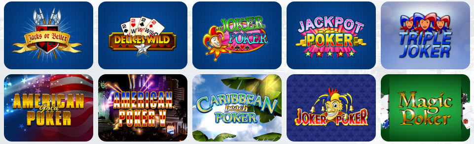 Video Poker OCEAN BREEZE CASINO