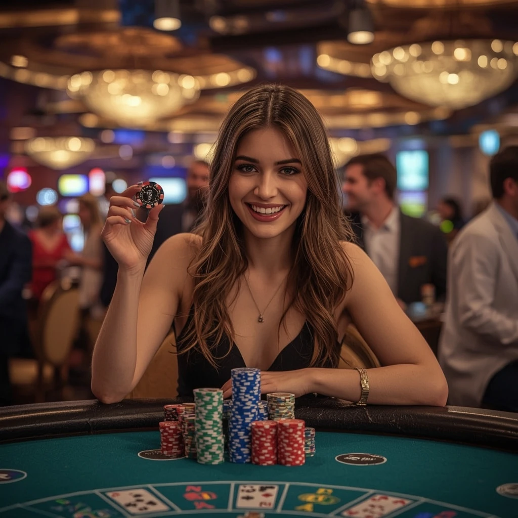 bonus dans les mains de l'homme au casino OCEAN BREEZE CASINO