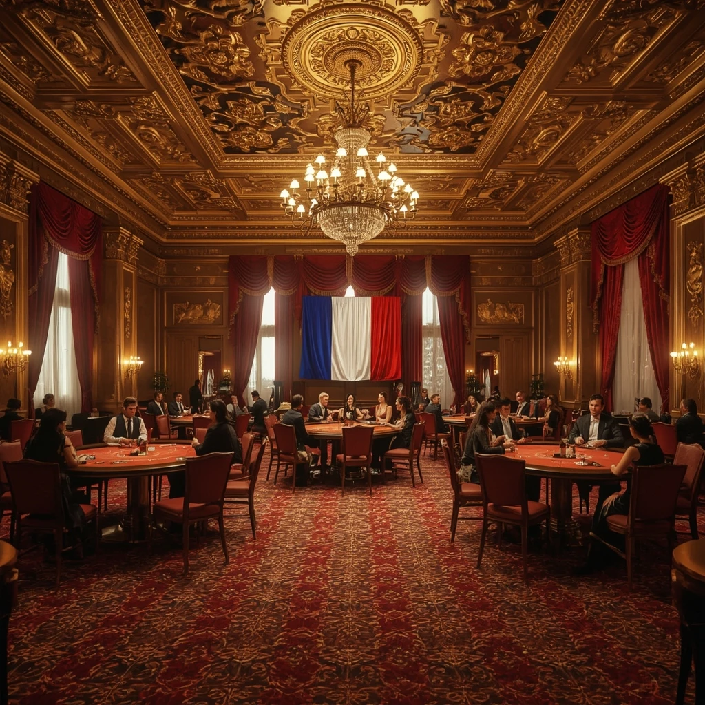 Le casino et le drapeau français OCEAN BREEZE CASINO